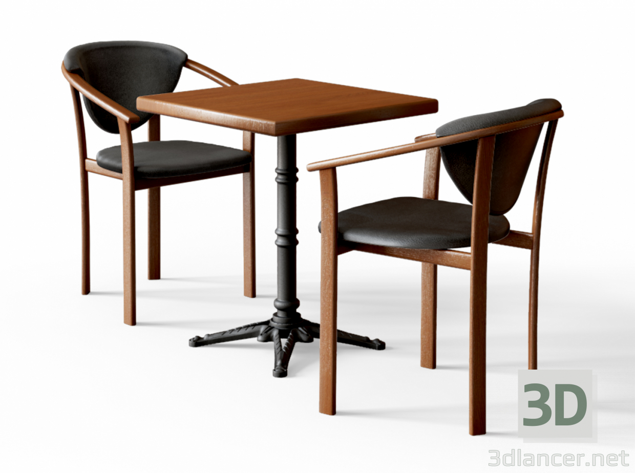 3d Stol Styl Gastrobar model buy - render