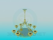 Candelabro de ouro