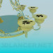 Modelo 3d Candelabro de ouro - preview