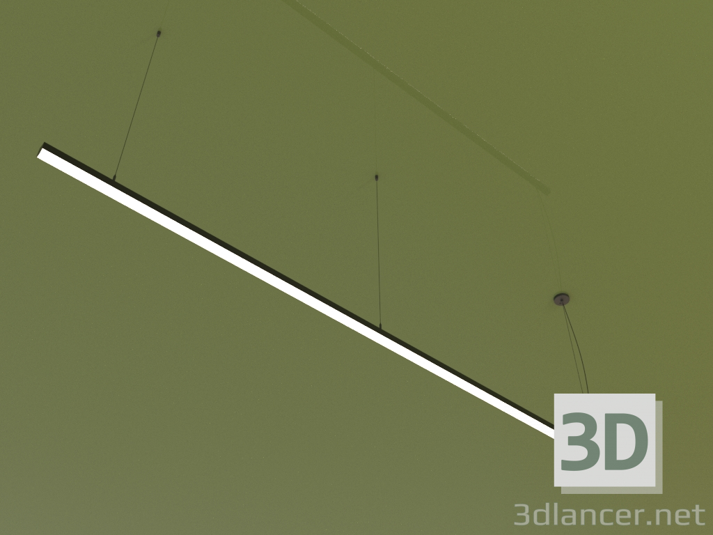 3D Modell Beleuchtungskörper LINEAR PO4326 (2250 mm) - Vorschau