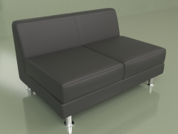 Section Evolution 2-seater (Black leather)