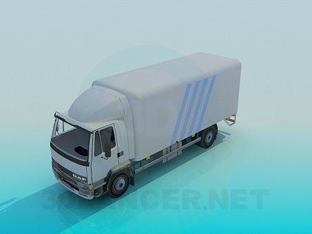 modèle 3D Camion - preview