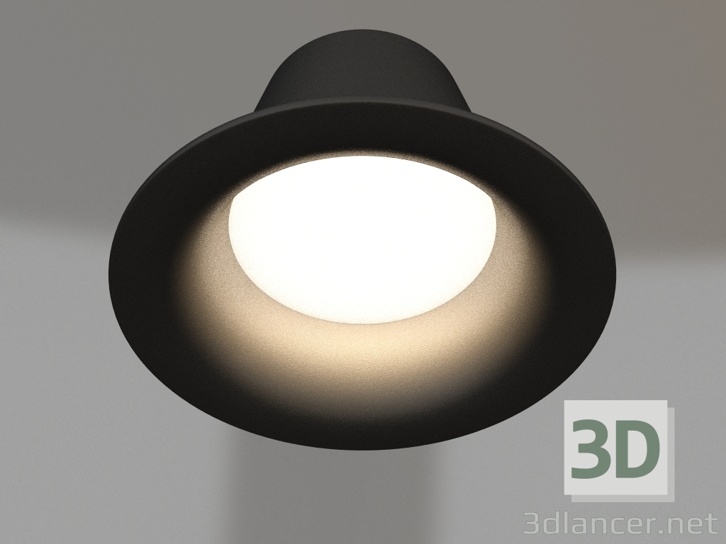 modèle 3D Lampe MS-BLIZZARD-BUILT-R102-8W Day4000 (BK, 100 degrés, 230V) - preview