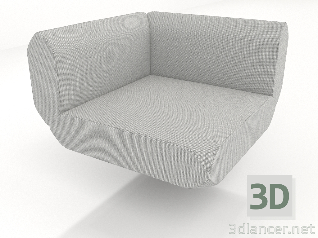 3d model Corner module - preview