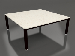 Mesa de centro 94×94 (Negro, DEKTON Danae)