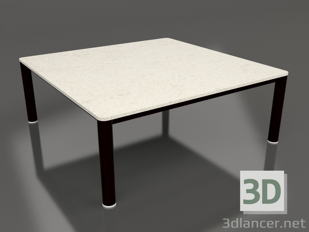 3D Modell Couchtisch 94×94 (Schwarz, DEKTON Danae) - Vorschau