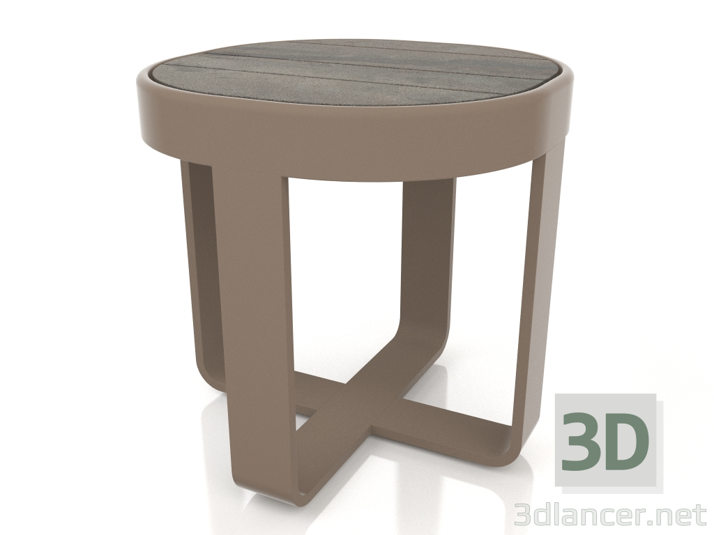 3d модель Кофейный столик круглый Ø42 (DEKTON Radium, Bronze) – превью