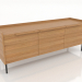 Modelo 3d Suporte de TV 2 1500 mm (carvalho natural) - preview