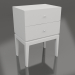 3d model One Static bedside table with two drawers (option 10) - preview