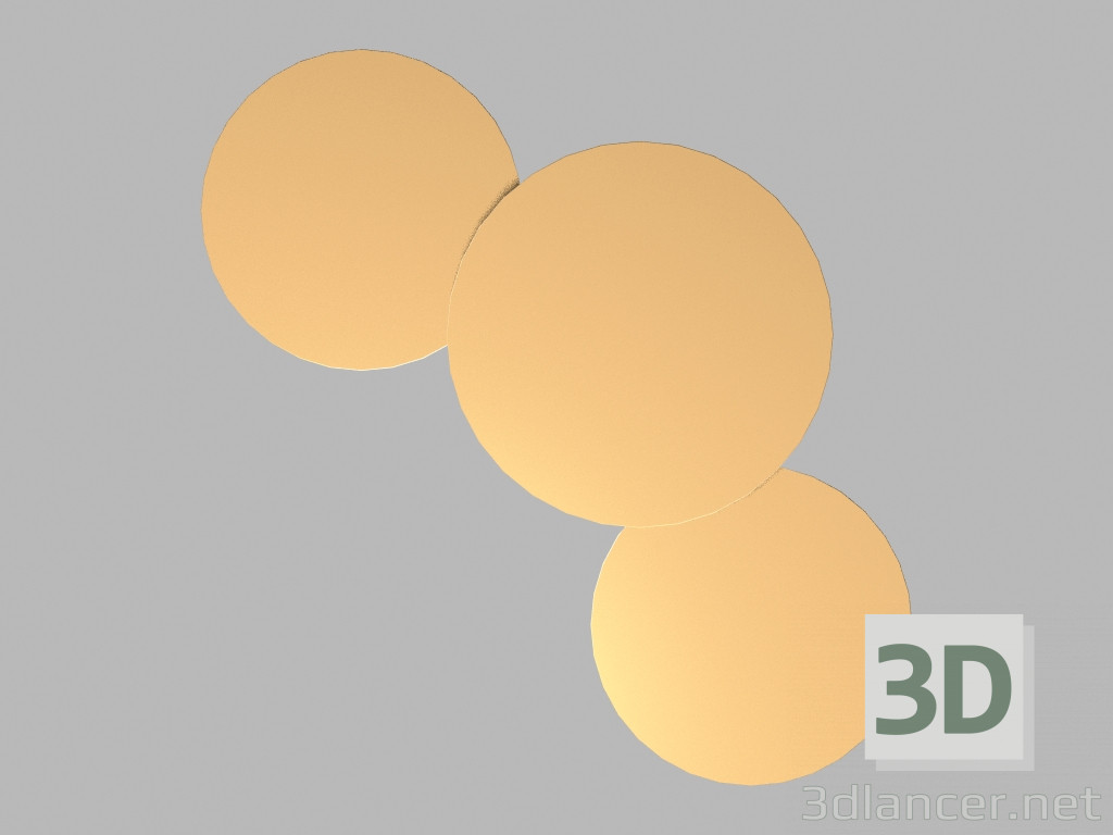 3D Modell Wand-Leuchte 5466 - Vorschau