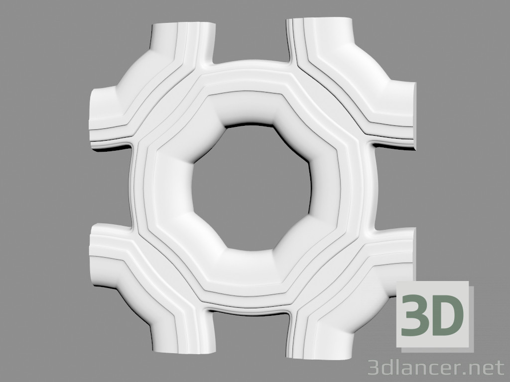 3d model Gypsum wall panel (art. 146) - preview