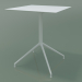 Modelo 3d Mesa quadrada 5740 (H 72,5 - 59x59 cm, espalhado, branco, V12) - preview