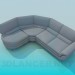 3D Modell Ecksofa - Vorschau