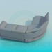 3D Modell Ecksofa - Vorschau