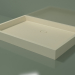 Modelo 3d Base de duche Alto (30UA0142, Bone C39, 140x100 cm) - preview