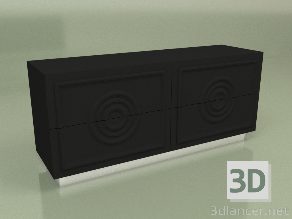 3d model Chest of drawers TSR1-02 - preview