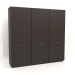 modèle 3D Armoire MW 04 bois (3000x600x2850, bois brun foncé) - preview