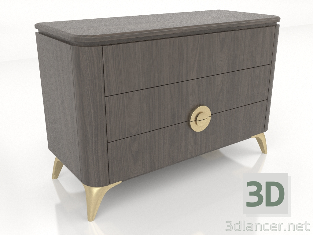 modello 3D Commode - anteprima