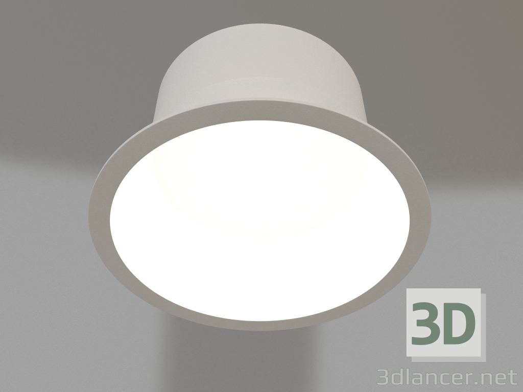 modello 3D Lampada MS-BREEZE-BUILT-R82-9W Day4000 (WH, 85 gradi, 230V) - anteprima