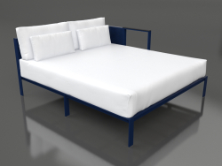 Modulo divano XL, sezione 2 sinistra (Blu notte)