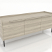 modello 3D Mobile TV 2 1500 mm (rovere schiarito) - anteprima