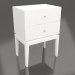 3d model One Static bedside table with two drawers (option 11) - preview