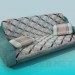modello 3D Divano High Poly - anteprima