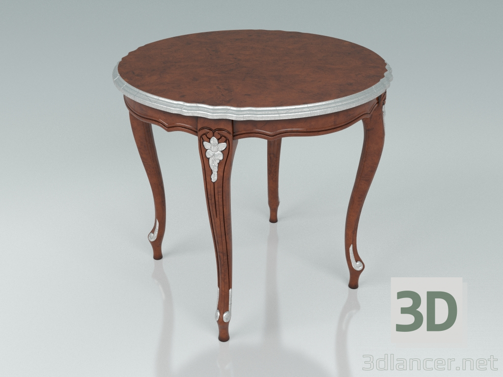 3D Modell Runder Couchtisch (Art. 12631) - Vorschau