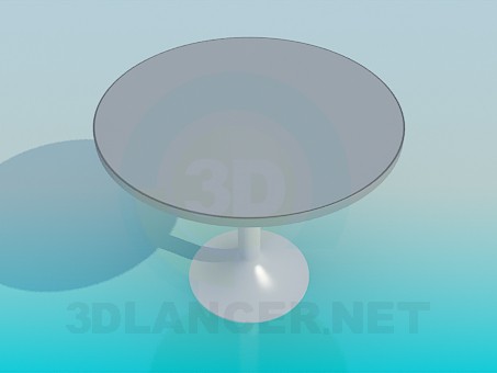 3d model Round cafe table - preview