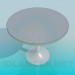 3d model Round cafe table - preview