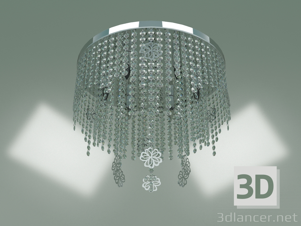 Modelo 3d Candelabro de teto 10083-6 (Strotskis de cristal cromado) - preview