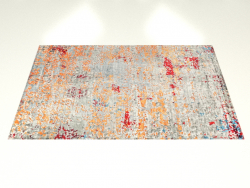 Tapis noué, design Mars