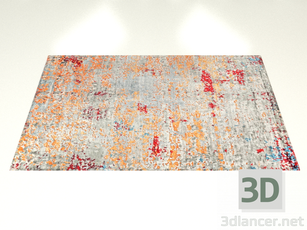 3d model Knotted rug, Mars design - preview