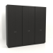 3d model Wardrobe MW 04 wood (3000x600x2850, wood black) - preview