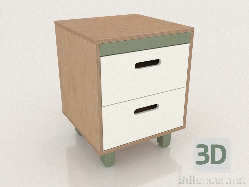 3d model Gabinete TUNE B (RGTBAA) - vista previa