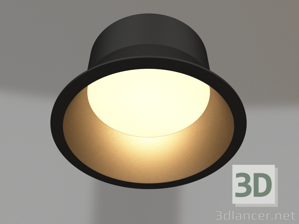 3D Modell Lampe MS-BREEZE-BUILT-R82-9W Day4000 (BK, 80 Grad, 230V) - Vorschau