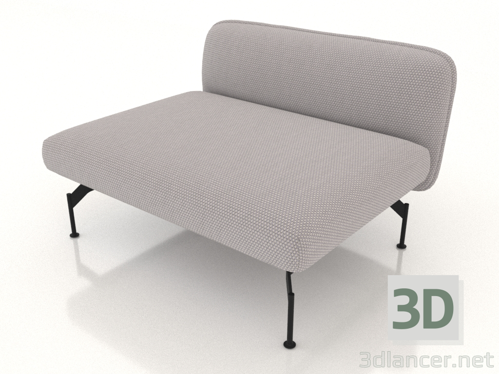 3D Modell Sofamodul 1,5 Sitzer - Vorschau