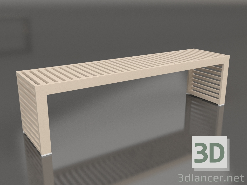 3D Modell Bank 161 (Sand) - Vorschau