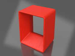 Niedriger Hocker (Rot)