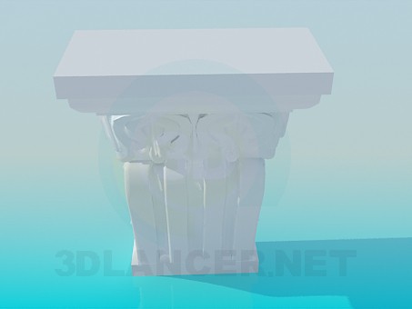 3d model Element of the cornice - preview