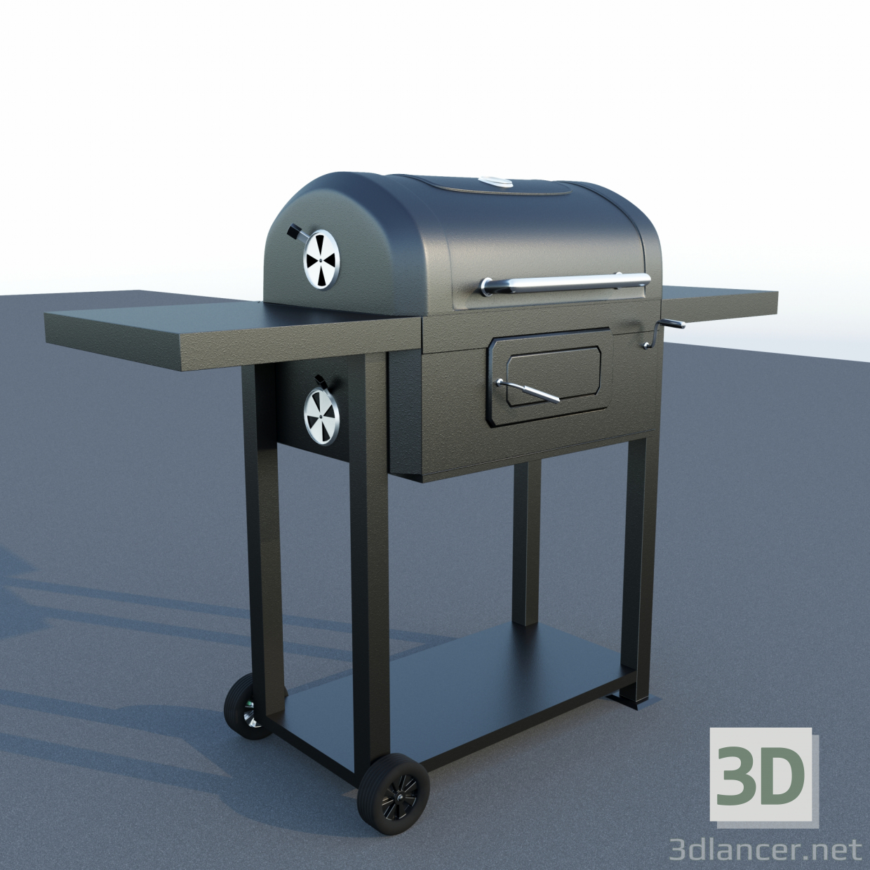 3D barbekü modeli satın - render