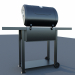 3D barbekü modeli satın - render