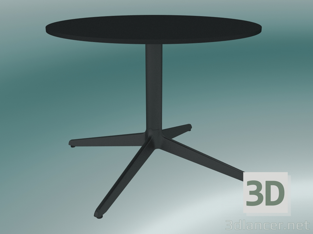 Modelo 3d Mesa MISTER X (9505-51 (Ø60cm), A 50cm, preto, preto) - preview