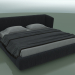 Modelo 3d Cama de casal Demasiada noite debaixo do colchão 2000 x 2000 (2600 x 2230 x 950, 260TN-223) - preview