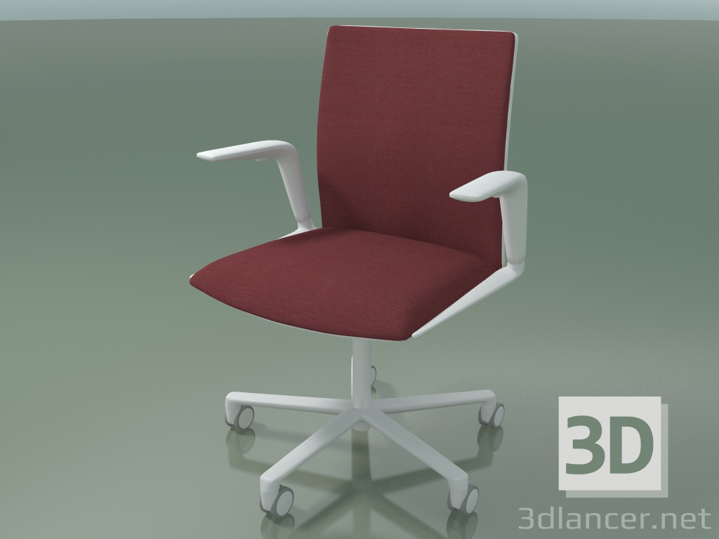 3D modeli Sandalye 4811 (5 tekerlekli, ön kaplama - kumaş, V12) - önizleme