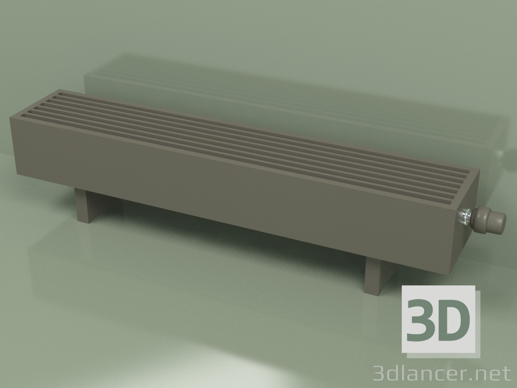 3D Modell Konvektor - Aura Comfort (140 x 1000 x 186, RAL 7013) - Vorschau