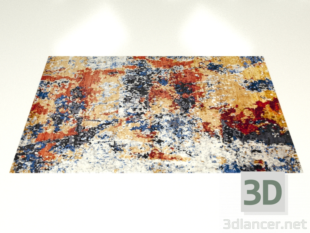 modèle 3D Tapis noué, design Medellin - preview