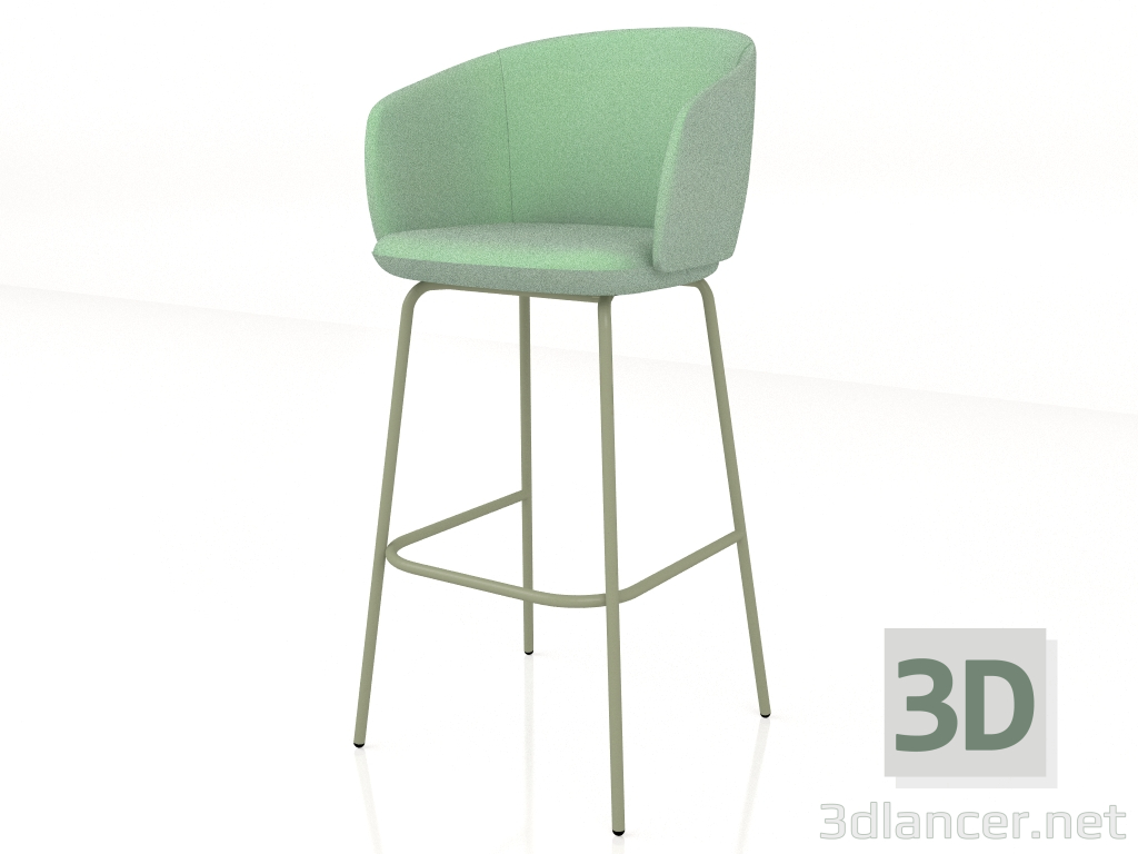 3D modeli Bar taburesi Grace GRP8 - önizleme