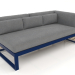 3D Modell Modulsofa, Abschnitt 1 rechts (Nachtblau) - Vorschau