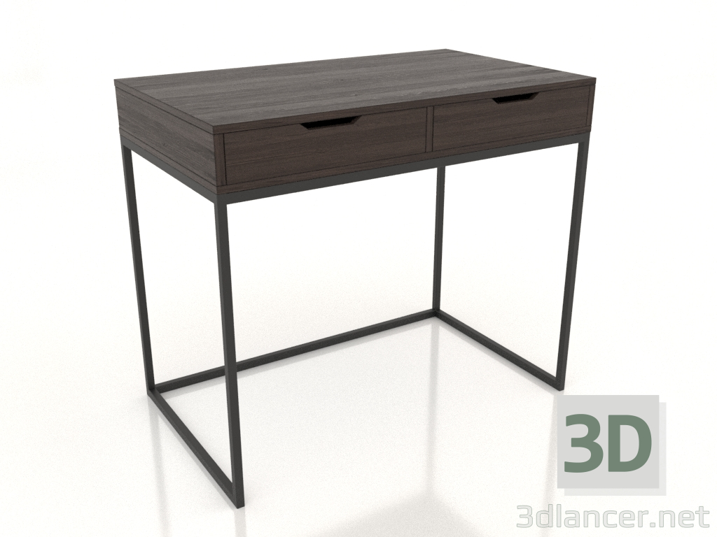 3d model Writing desk 1000x600 mm (ash walnut) - preview